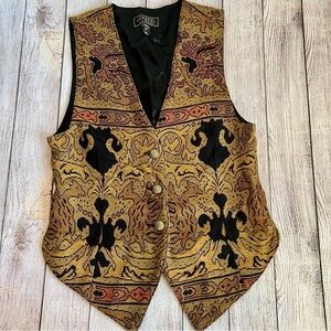 EXPRESS Vintage Tapestry Vest Medium